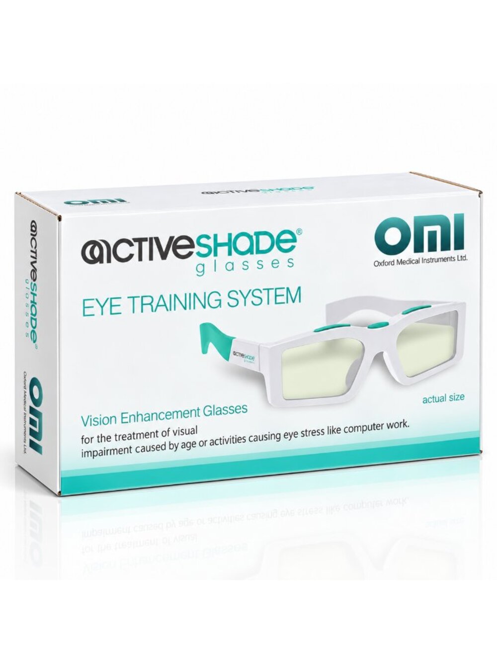 OMI ACTIVESHADE Electronic Vision Treatment Glasses Lazy Eye Training Device NEW